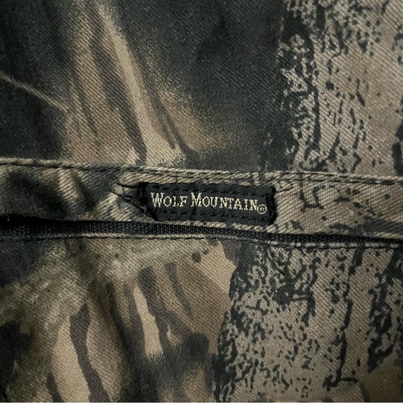 VTG CAMO OVERALLS REAL TREE CAMOUFLAGE HUNTING OUTDOOR AOP PANTS CARGO MOSSY OAK - Picture 7 of 13